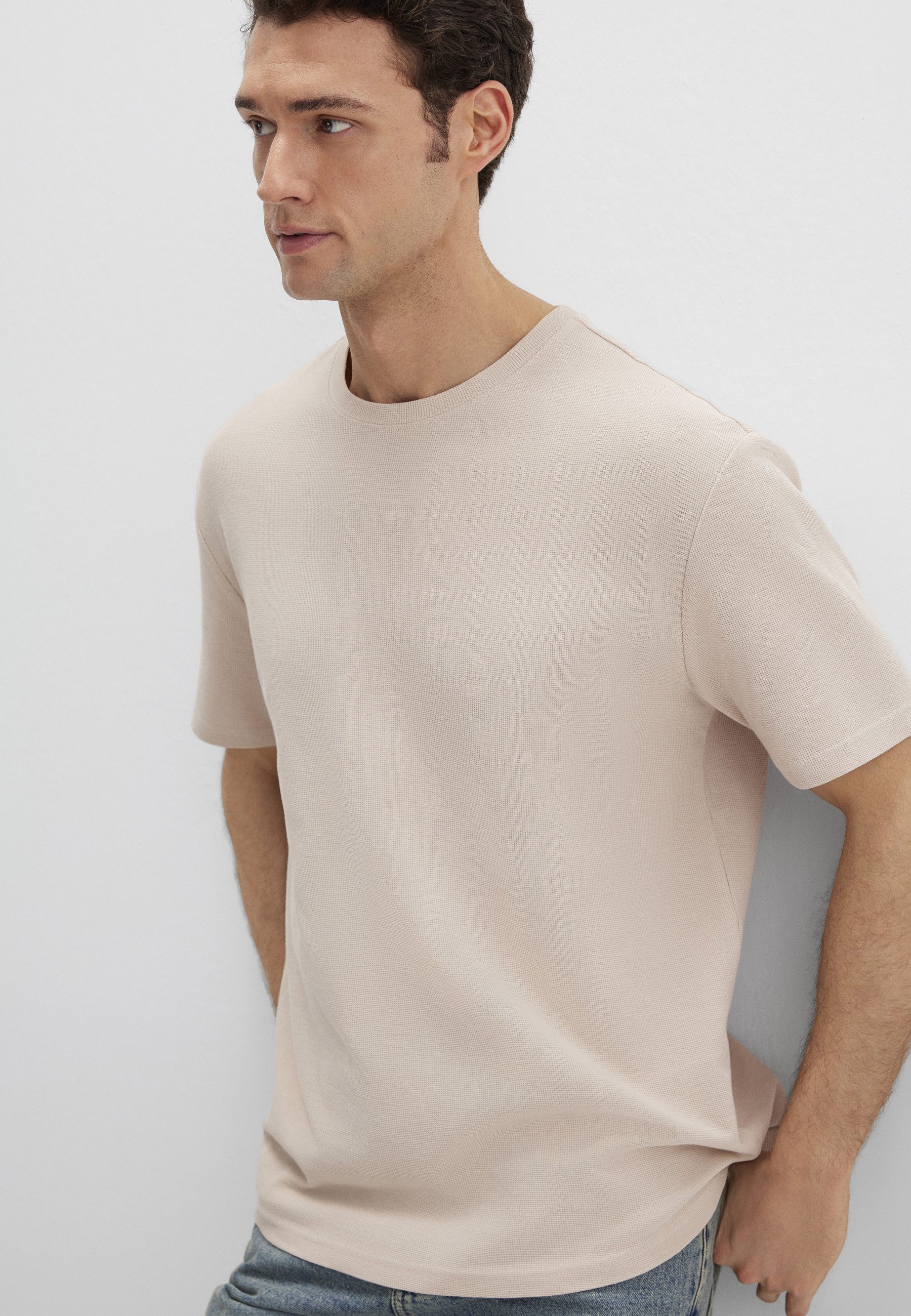 Mavi T-Shirt SHORT SLEEVE TEE Strukturiertes T-Shirt