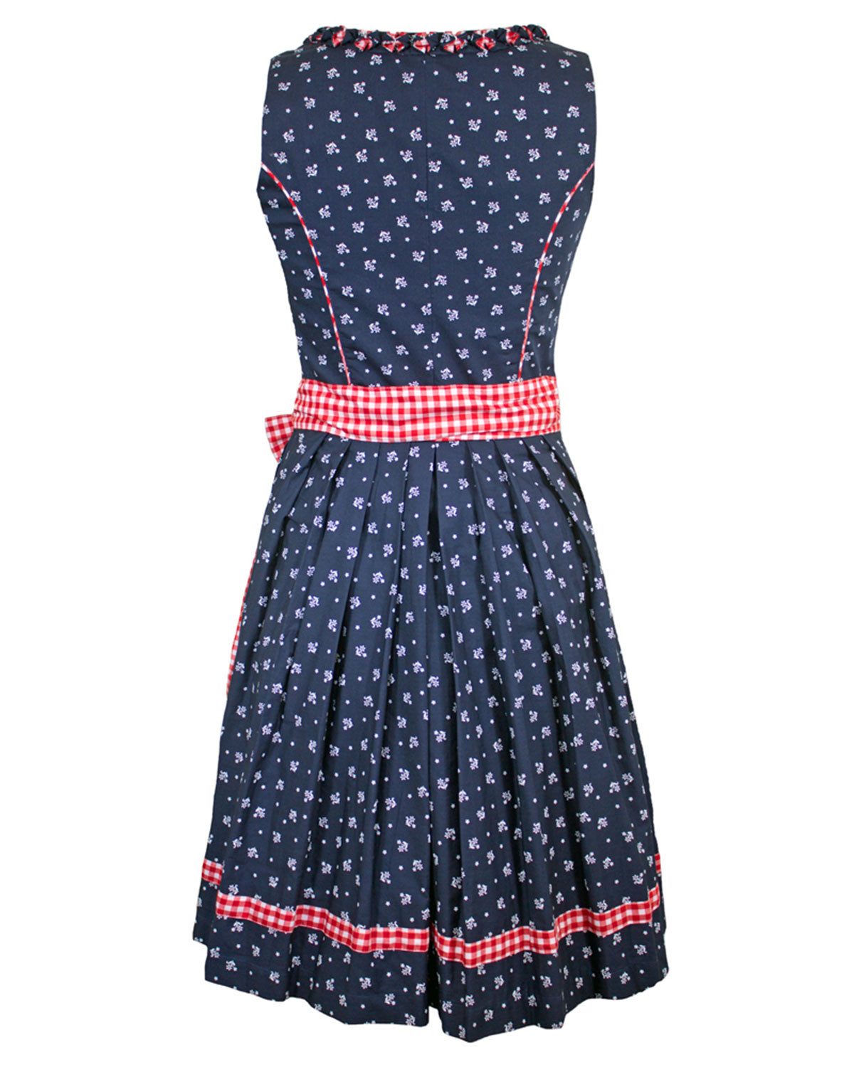 Maddox Dirndl 'Achensee' Traditionell, Navy Rot 55 cm günstig online kaufen