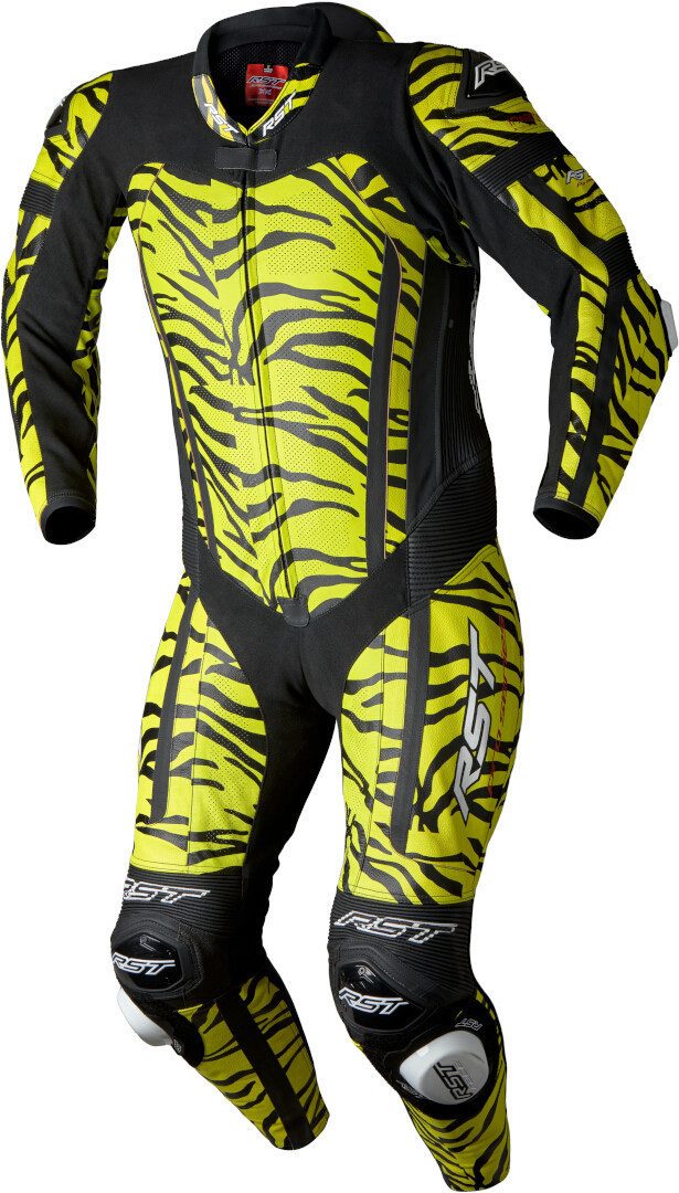 RST Motorradkombi Pro Series Evo Airbag Ltd. Tiger 1-Teiler Motorrad Lederkombi Airbag integriert,Perforiert