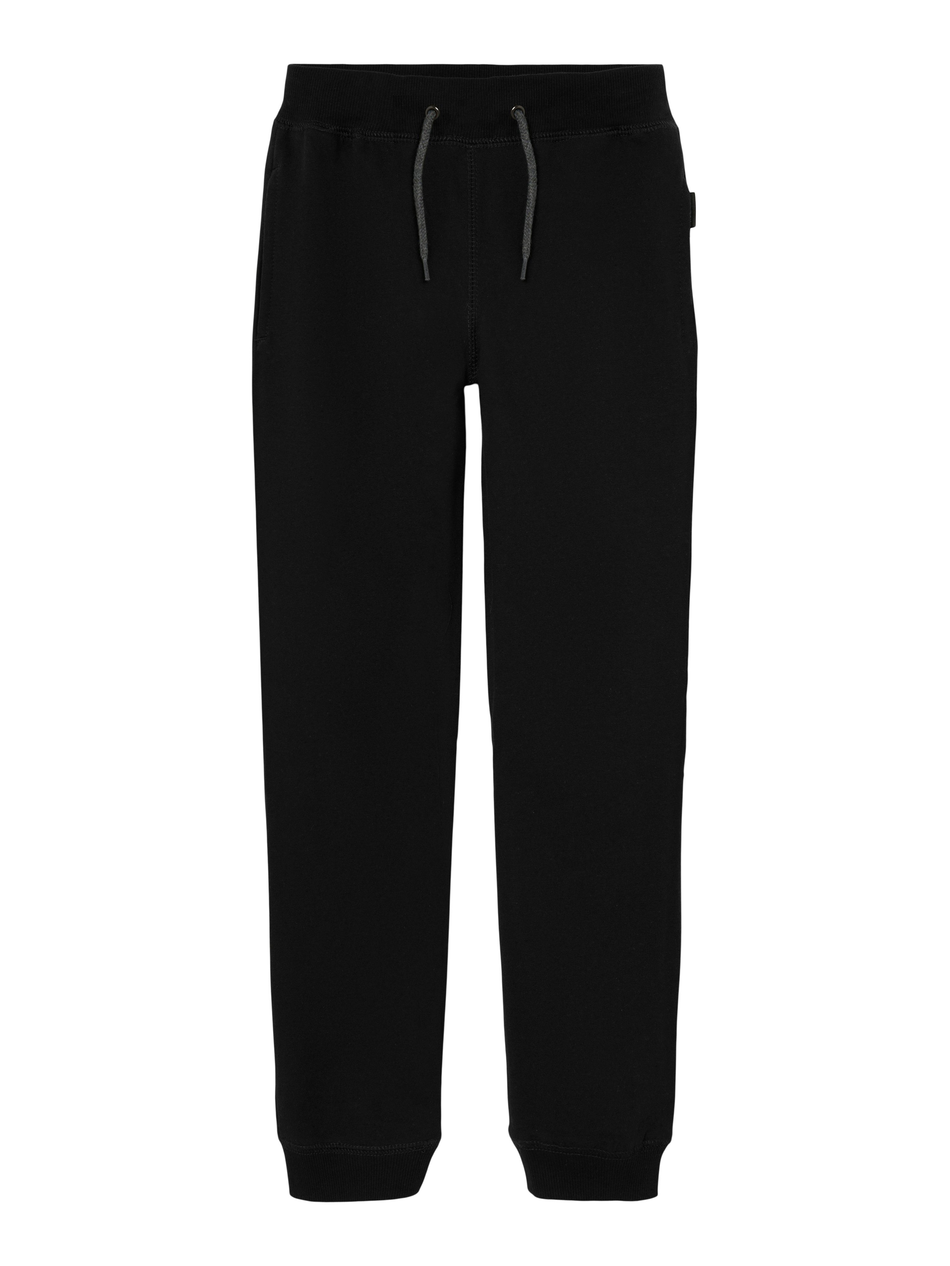 Name It Sweathose NKMSWEAT – Jogger mit verstellbarem Bund und Rippbündchen unifarben, casual, regular fit, angeraute Sweatware – Bild 4 von 5