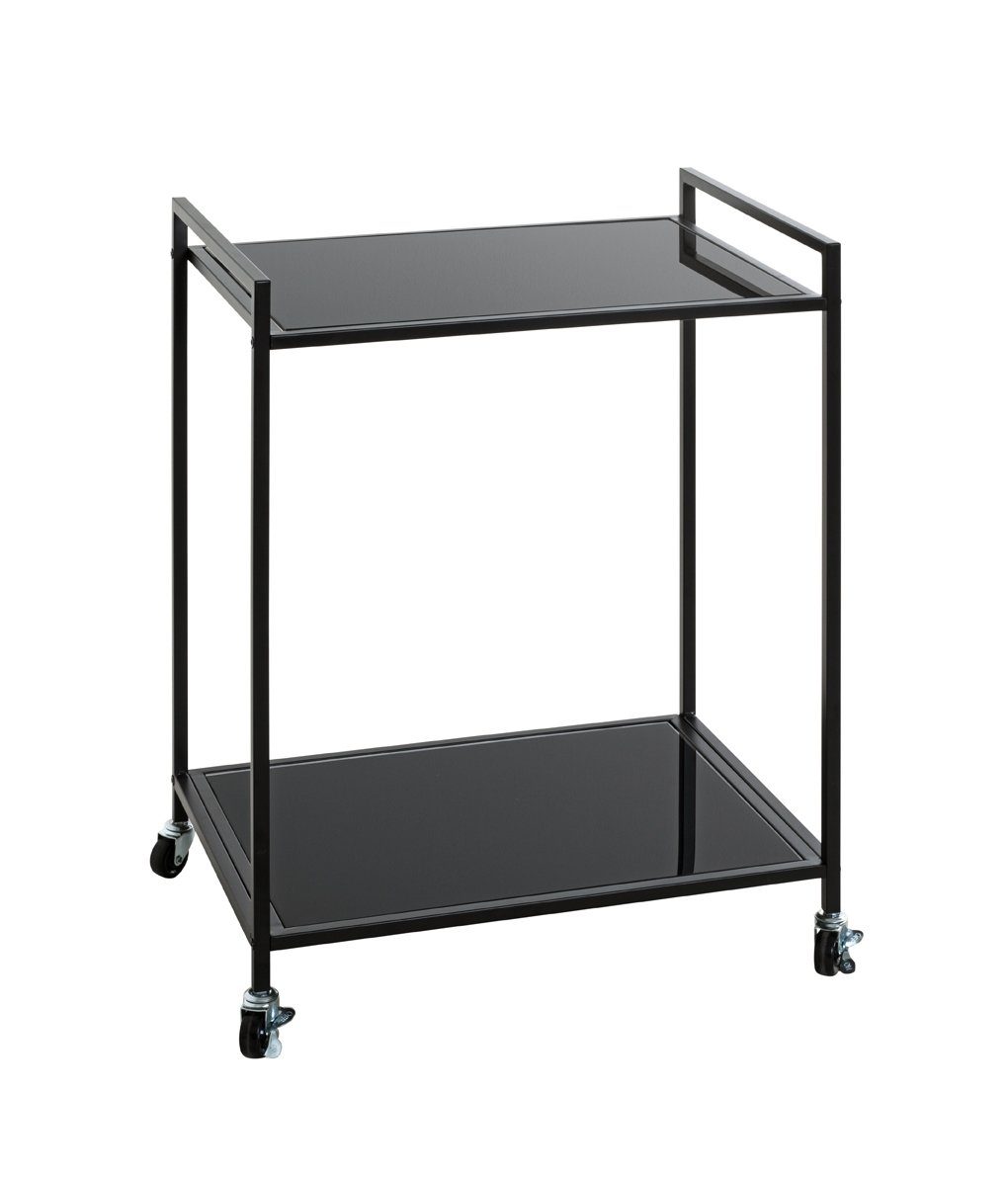 Beistelltisch in schwarz - 50x69x36 (BxHxT)