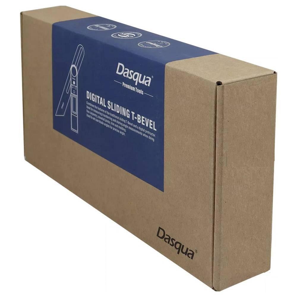 Dasqua Winkelmesser Digitales T-Neigungsmessgerät und Winkelmesser 1801-2005, mit digitaler Anzeige, mit digitalem verschiebbarem T-Neigungsmessgerä