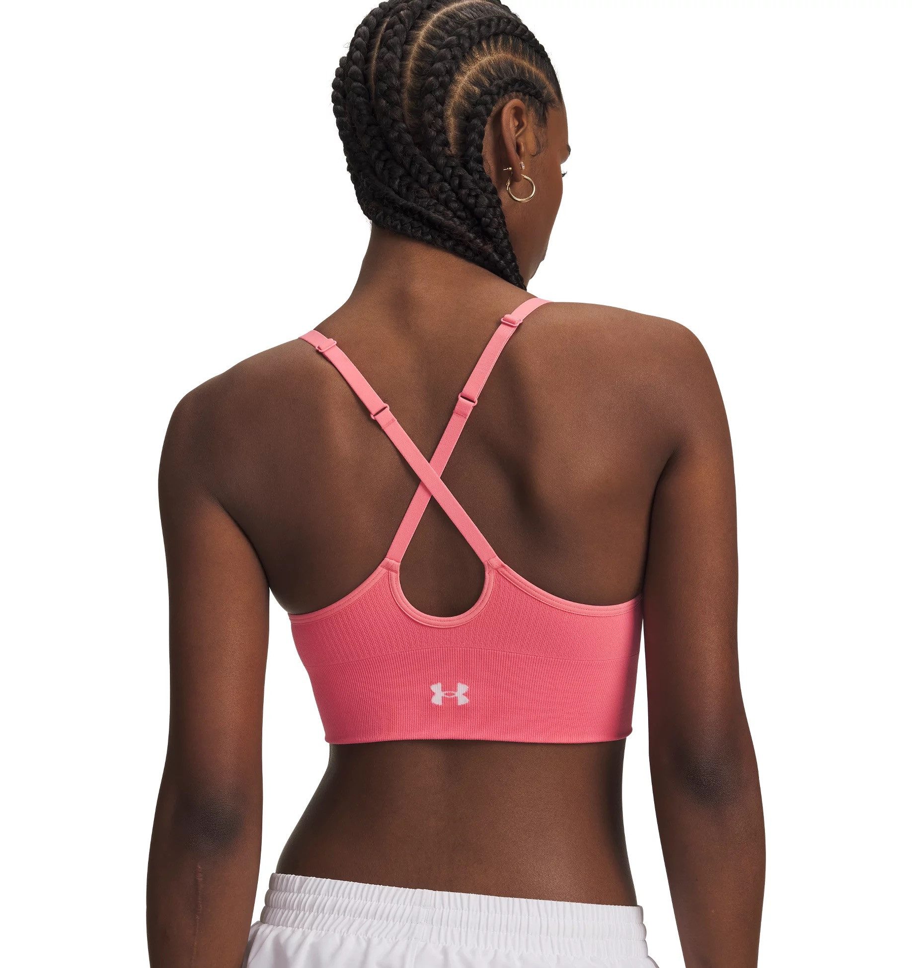 Under Armour® Sport-BH VANISH SEAMLESS LOW BRA nahtlose Passform, längerer Schnitt, mit 12 % Elasthan