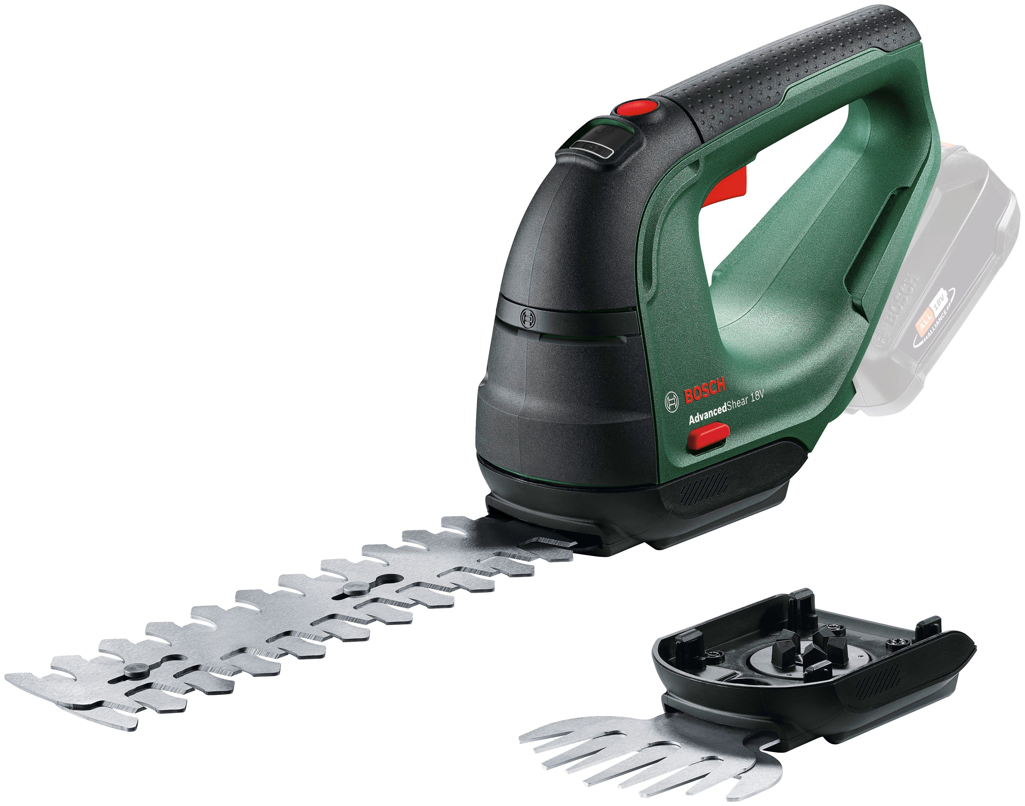 Bosch Home & Garden Akku-Gras- und Strauchscherenset AdvancedShear 18V-10, (Set), 10/20 cm, ohne Akku und Ladegerät