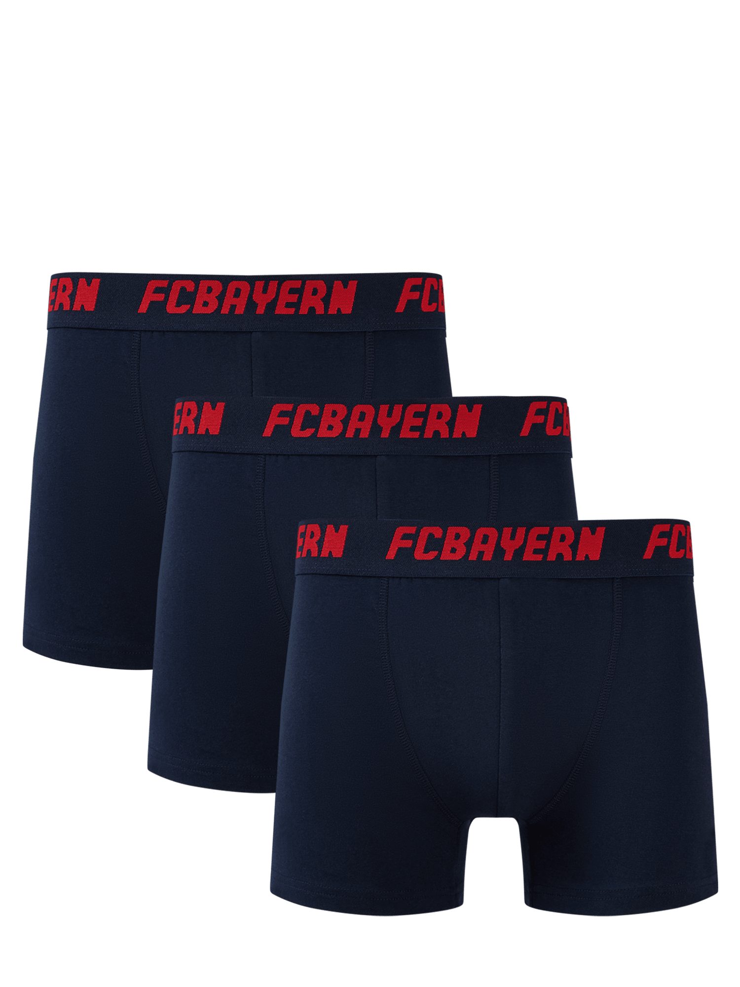FC Bayern München Boxershorts FC Bayern München, Boxershorts 3er-Set Season, Herren, Navy