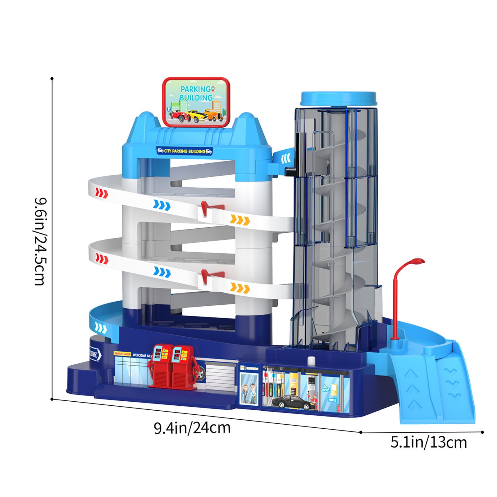TEMI Spielzeug-Auto Autospielzeug Parken Abenteuer Playset Spielzeug mit 4 günstig online kaufen