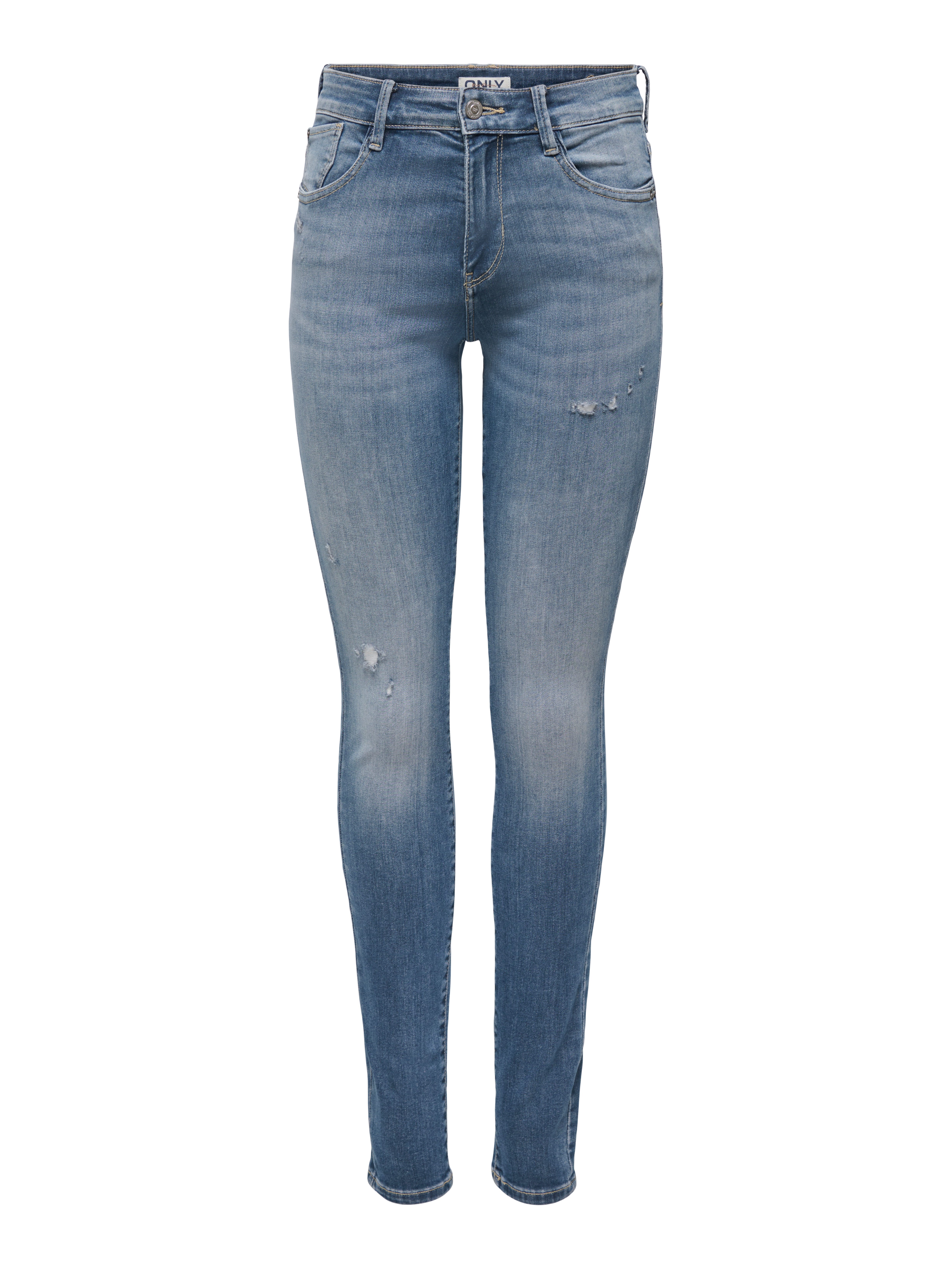 Skinny-fit-Jeans ONLBLUSH MW SK DET DES BACK EMB DNM