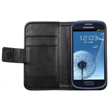 kwmobile Handyhülle Wallet Case für Samsung Galaxy S3 Mini i8190, Hülle mit Ständer Kartenfächer - Handyhülle