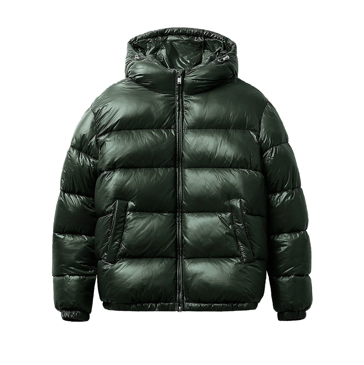 Burocs Steppjacke Glossy verstellbare Kapuze günstig online kaufen
