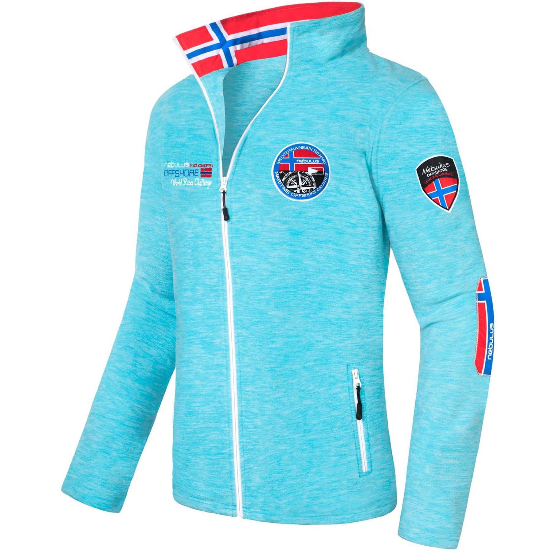 Nebulus Fleecejacke OFFBACK, P4132 - Herren, malibublau, L