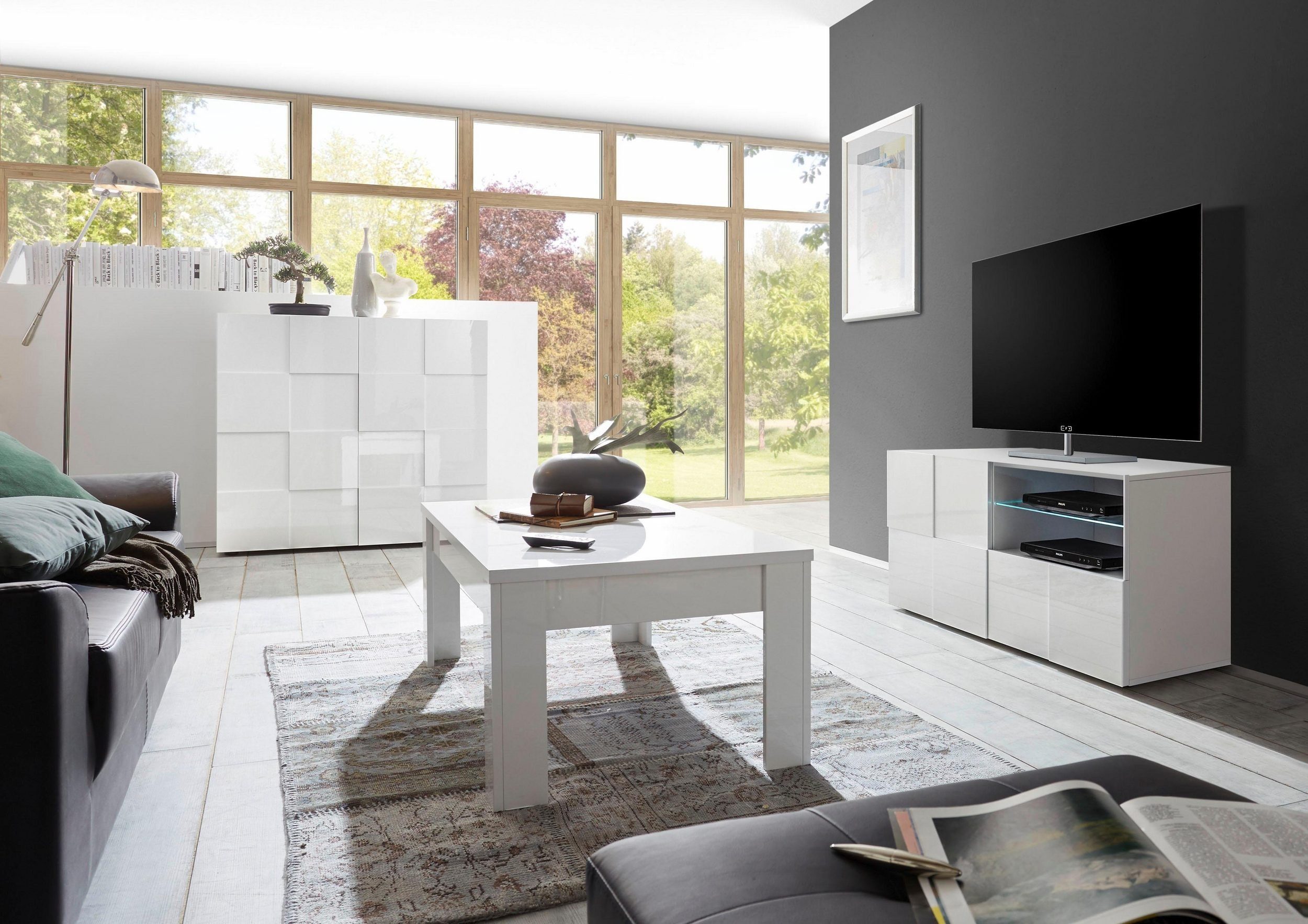 Jockenhöfer Gruppe Hocker Moldau XXL, B: 120 cm, Mega-Hocker im XXL-Format