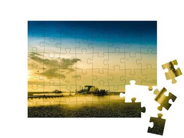 puzzleYOU Puzzle Moderne Landwirtschaft, 48 Puzzleteile, puzzleYOU-Kollektionen Landwirtschaft