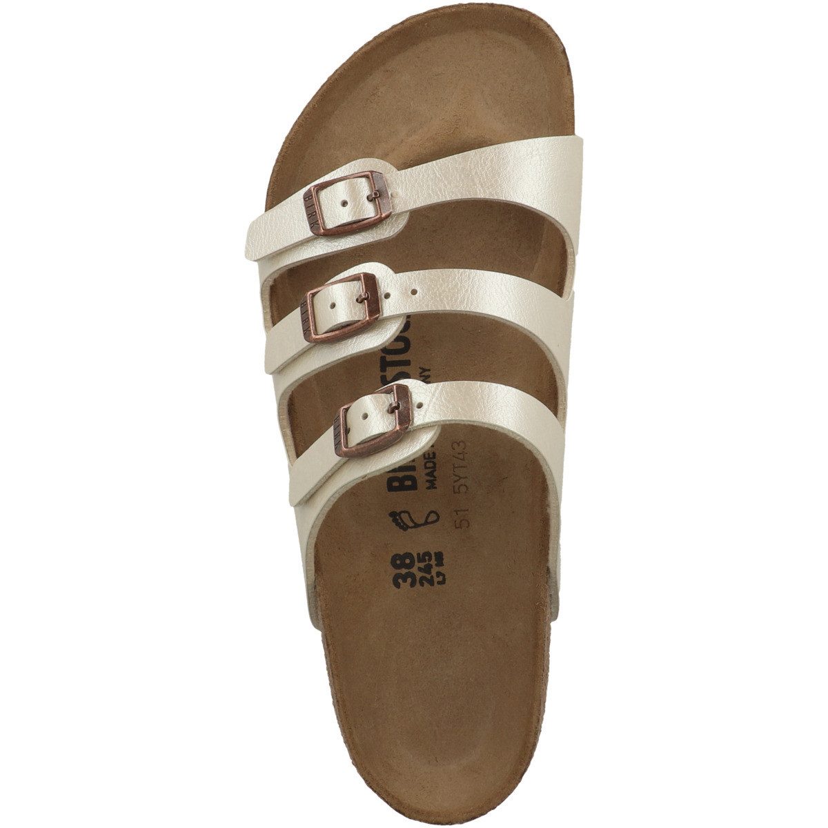 Birkenstock Florida Birko-Flor Graceful normal Damen Sandale Sandaletten, Sommerschuhe, Badeschuhe, Riemchen, Schlappen