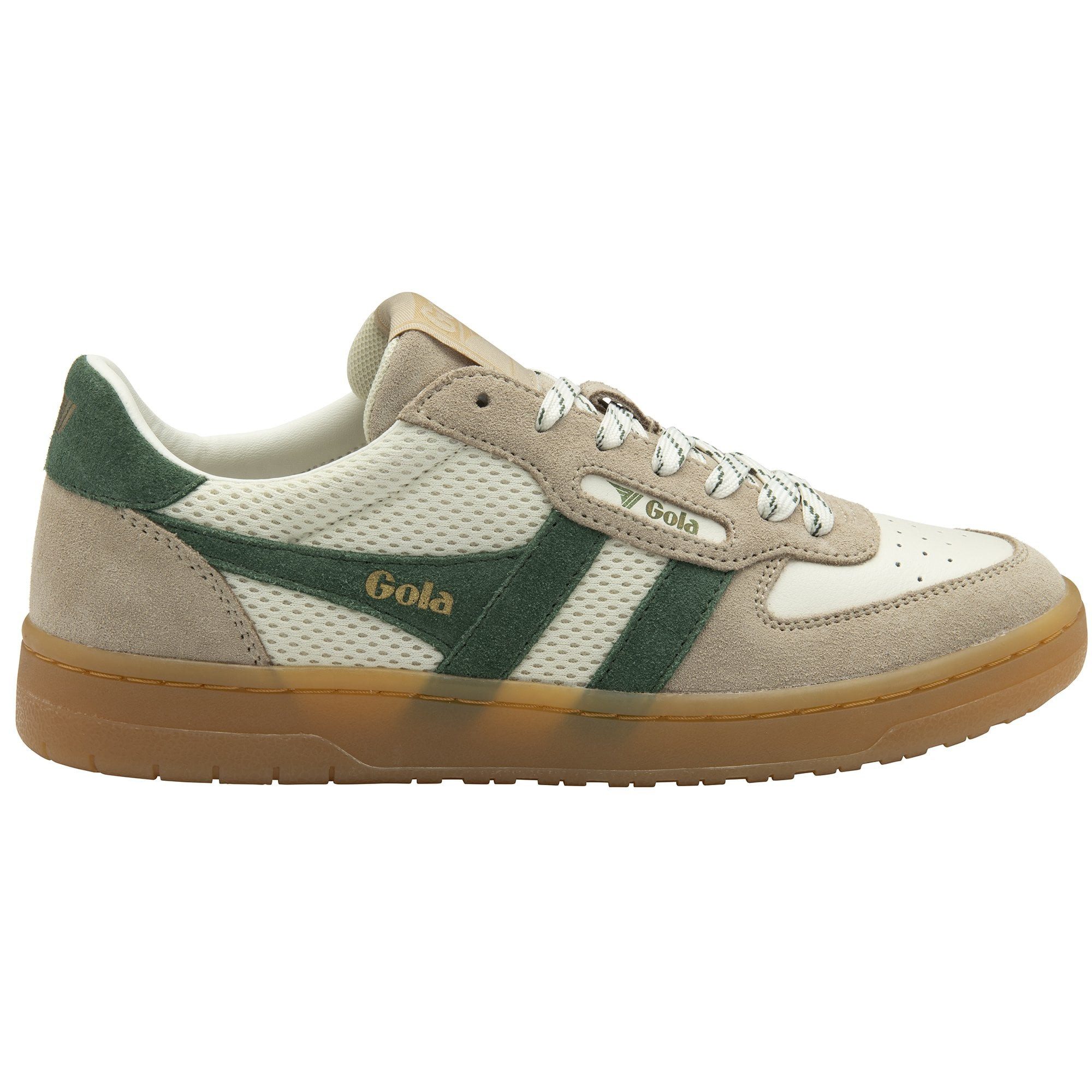 Gola Hawk '83 2025 weiss/hellbraun/immergrün Damen Sneaker günstig online kaufen