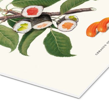 Posterlounge Forex-Bild Jonas Loose, Sushi-Pflanze, Illustration