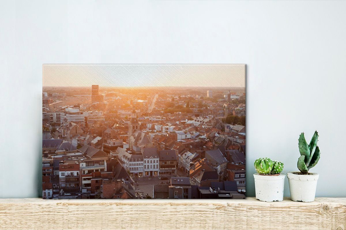 Belgien, (1 cm Leinwandbild Wandbild 30x20 OneMillionCanvasses® St), in Wanddeko, Aufhängefertig, Leinwandbilder, Hasselt