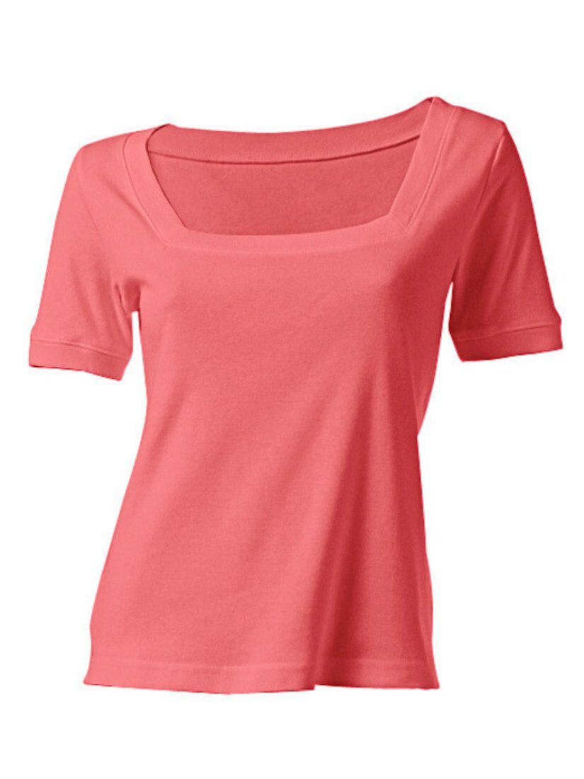 heine T-Shirt Carré-Shirt Kurzarm – Bild 4 von 5