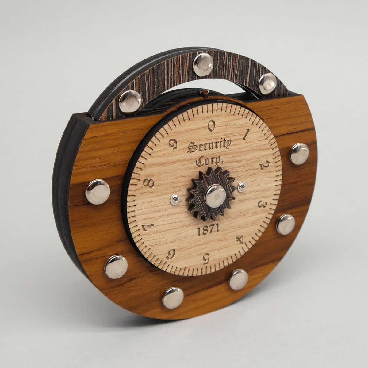 ROMBOL Denkspiele Spiel LOCK 064 - extrem schwierige Puzzle-Box, Knobelspiel, Holzspiel