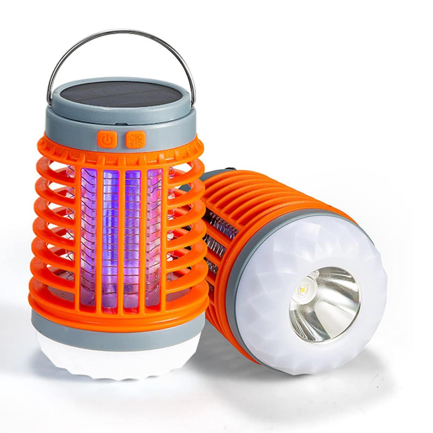 MAGICSHE Ultraschall-Tierabwehr Solar- und USB-Aufladung, geeignet für den  Innen- und Außenbereich, 1-tlg., Tragbarer Mückenmörder, leises  Mückenabweisend