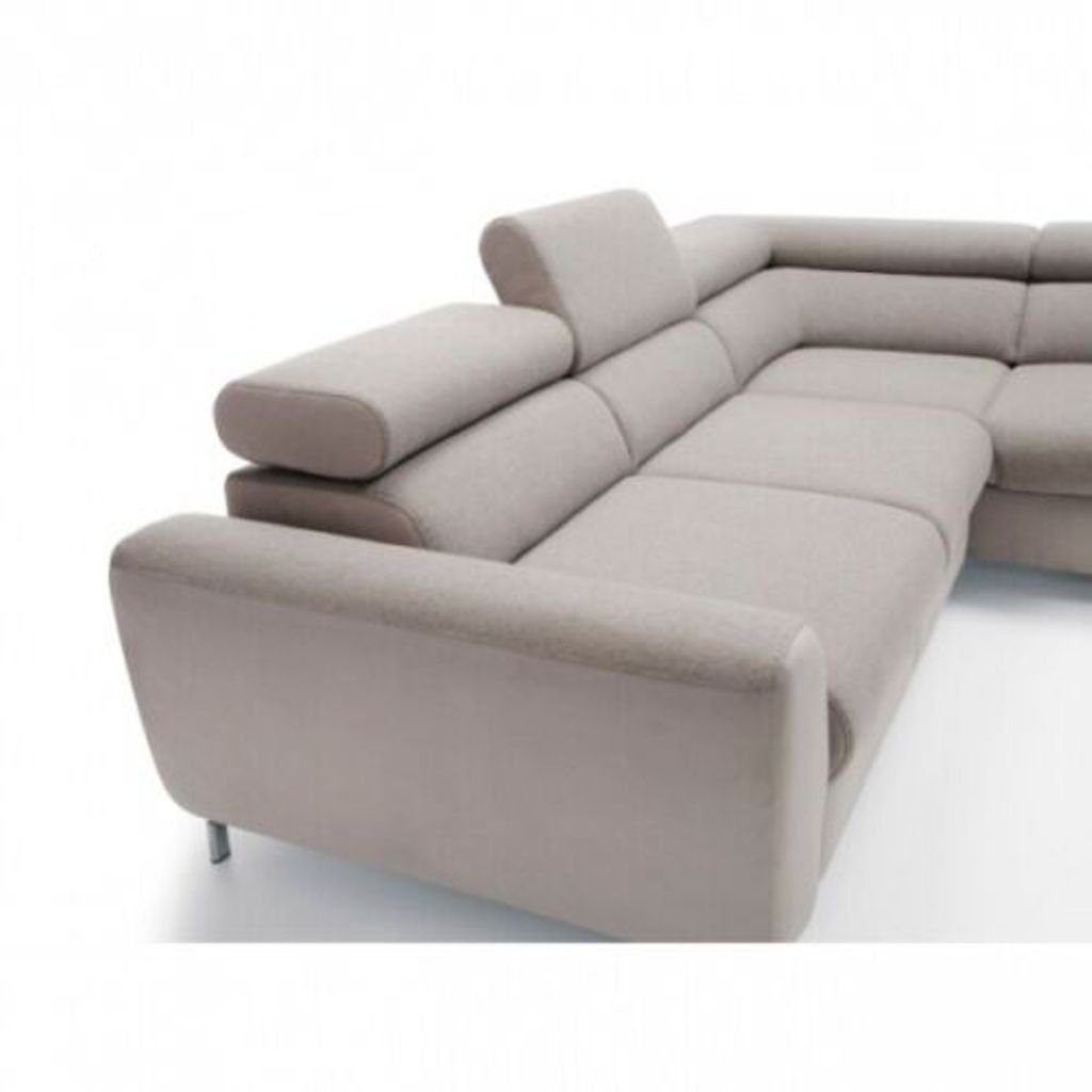 Made Multifunktions JVmoebel Couch Ecksofa Europe Sofa Grau Bettfunktion Garnitur Eck Sofas, Schlafcouch in