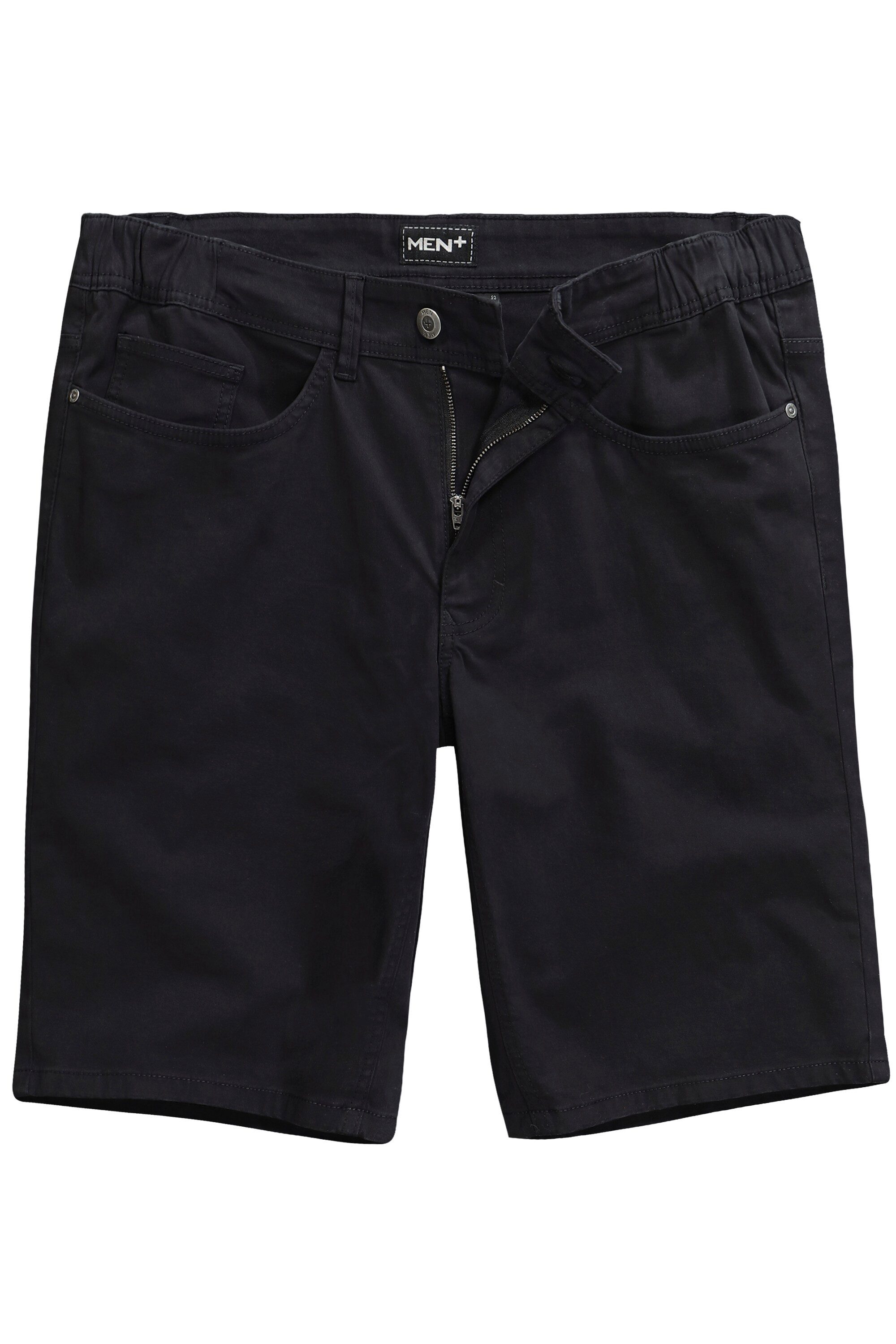 Men Plus Jeansbermudas Jeans-Bermuda teilelastischer Bund günstig online kaufen