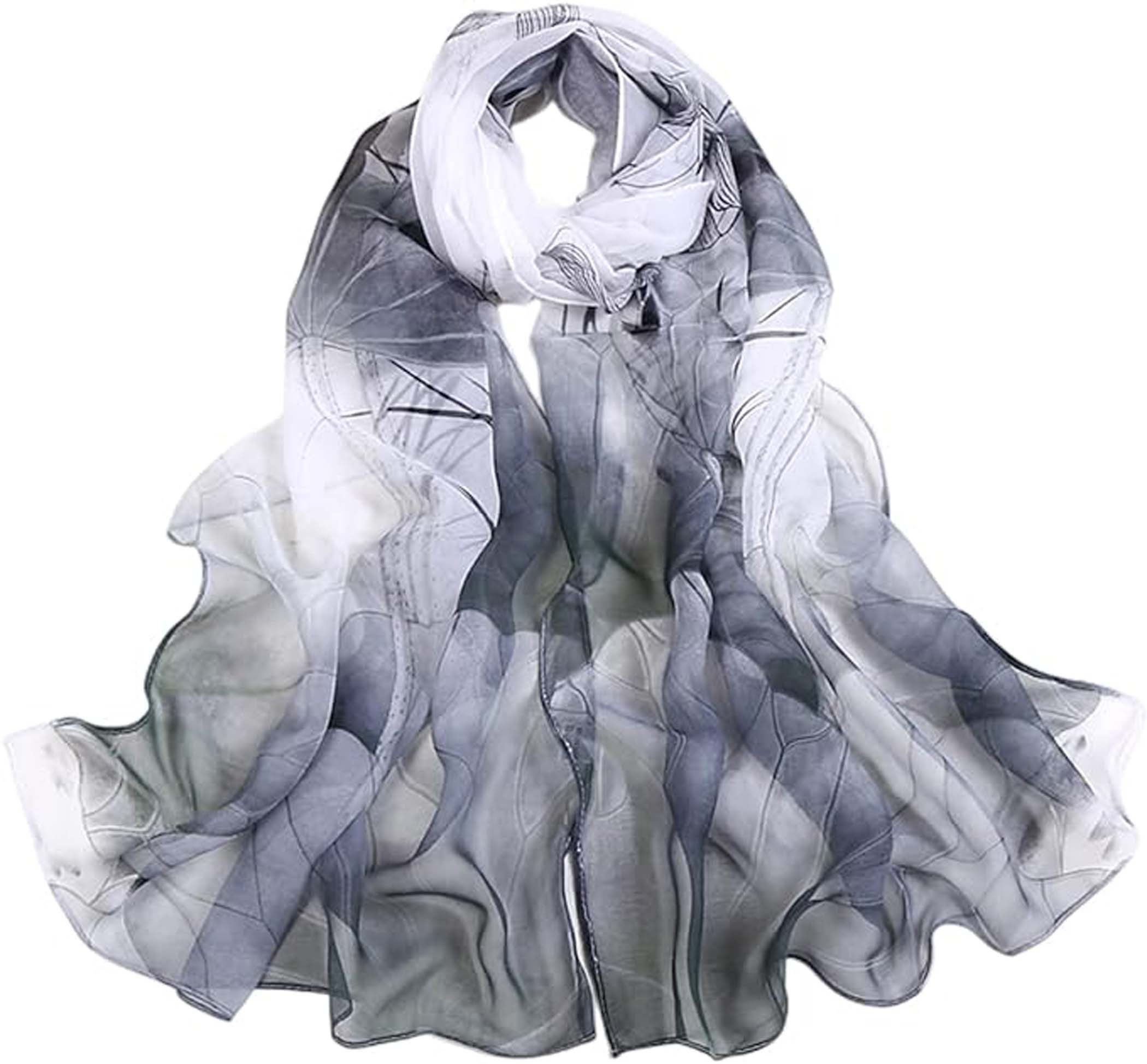 Coonoor Modeschal für Damen,leicht,bedruckt,Blumenmuster,Schal,modische Schals
