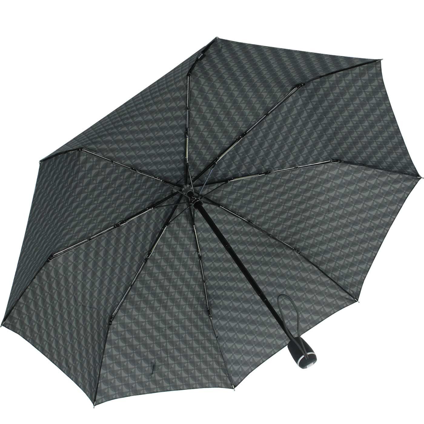 Knirps® Taschenregenschirm Large Duomatic mit Auf-Zu-Automatik - Nimbus black, der große, stabile Begleiter