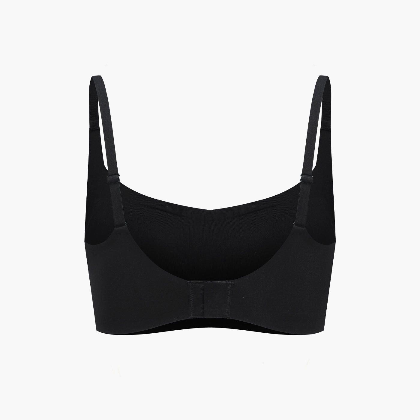 cfab (creamy fabrics) Bügelloser BH Compact Comfort BH-Schwarz-M (1-tlg)