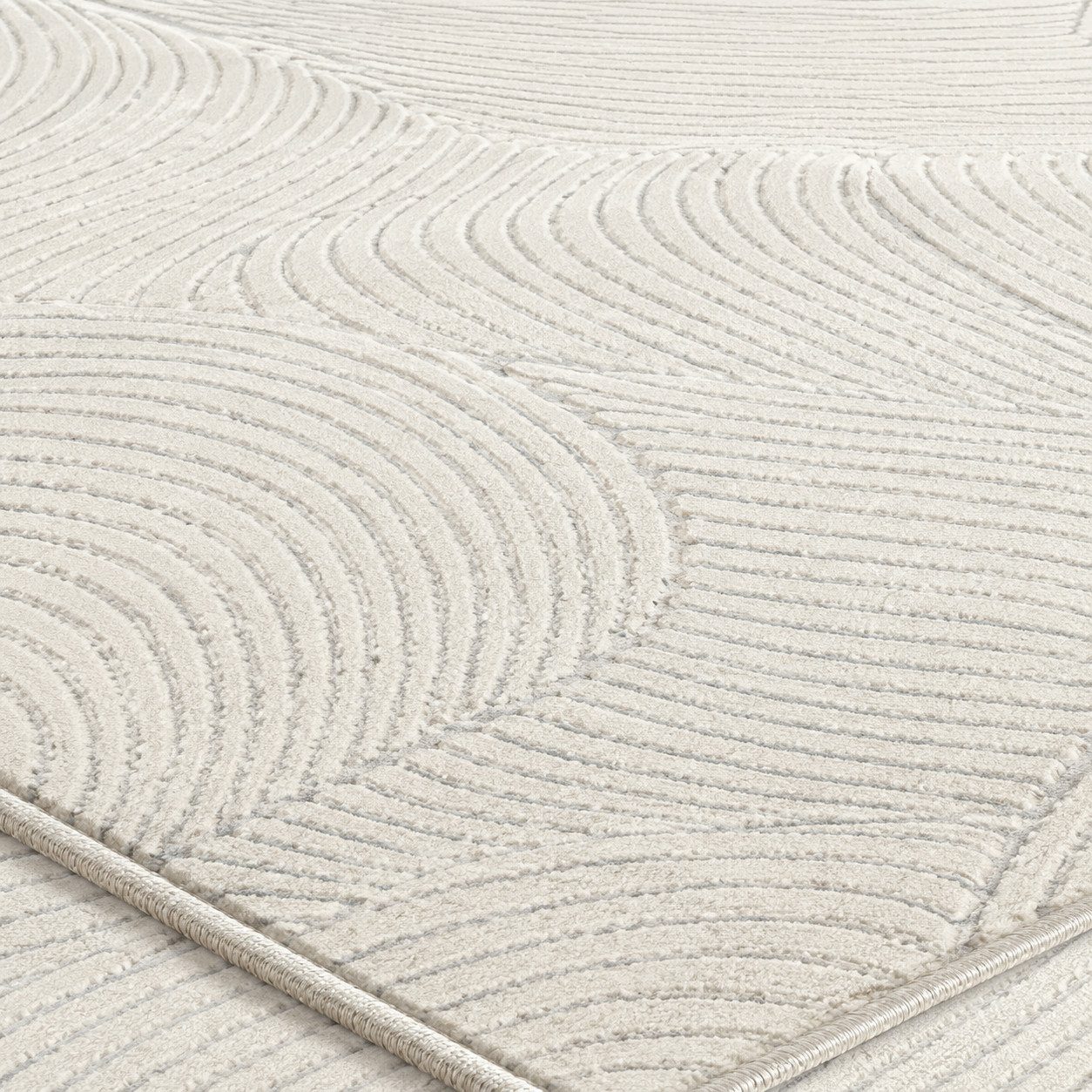 TeppichHome24 Designteppich Dekorative Motivstruktur, rechteckig, Höhe: 8 mm, pflegeleicht, strapazierfähig, für Fußbodenheizung geeignet – Bild 4 von 5