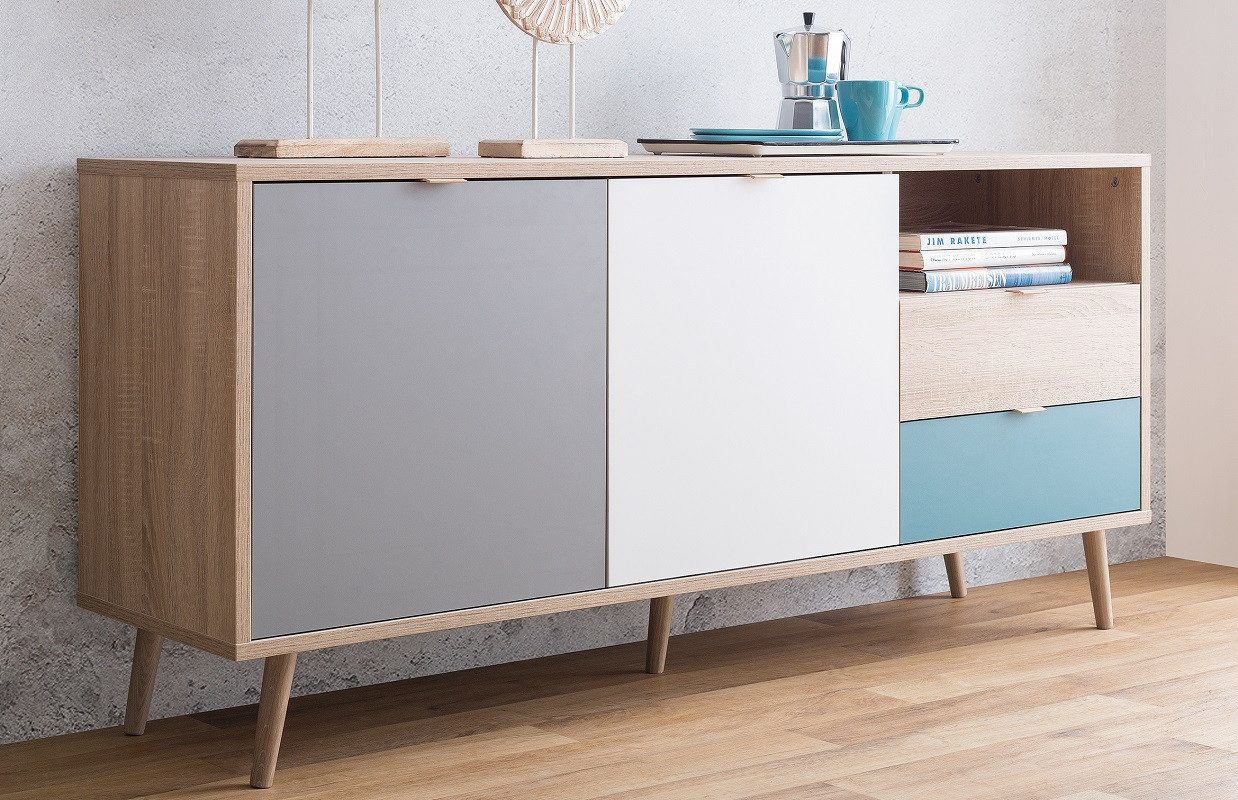 Finori Sideboard Kommode Sideboard Cuba, Skandinavisch