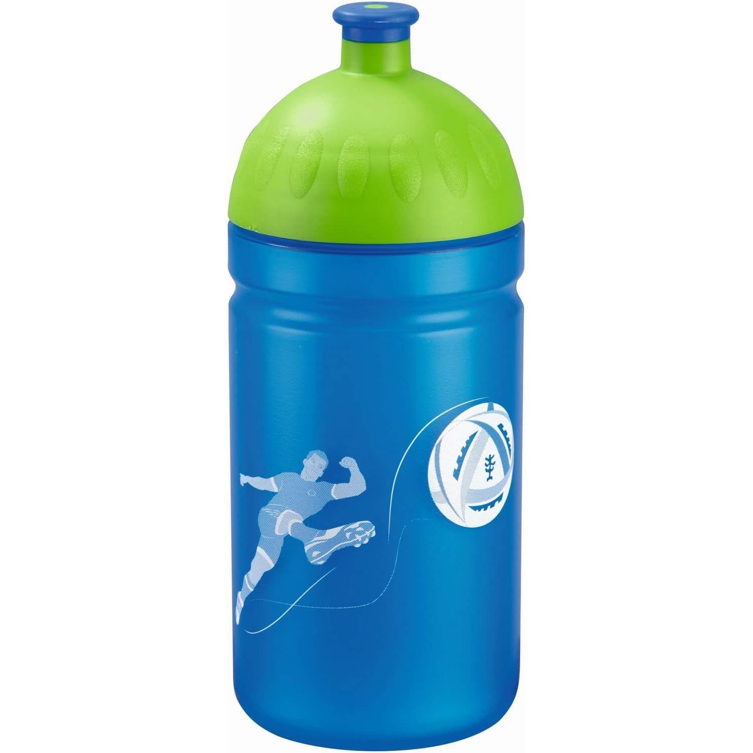 Step by Step Trinkflasche Trinkflasche Soccer Ben Blau