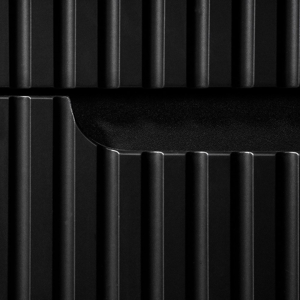 Lomadox Hochschrank NEWPORT-56-BLACK Badschrank 2-trg Regal günstig online kaufen