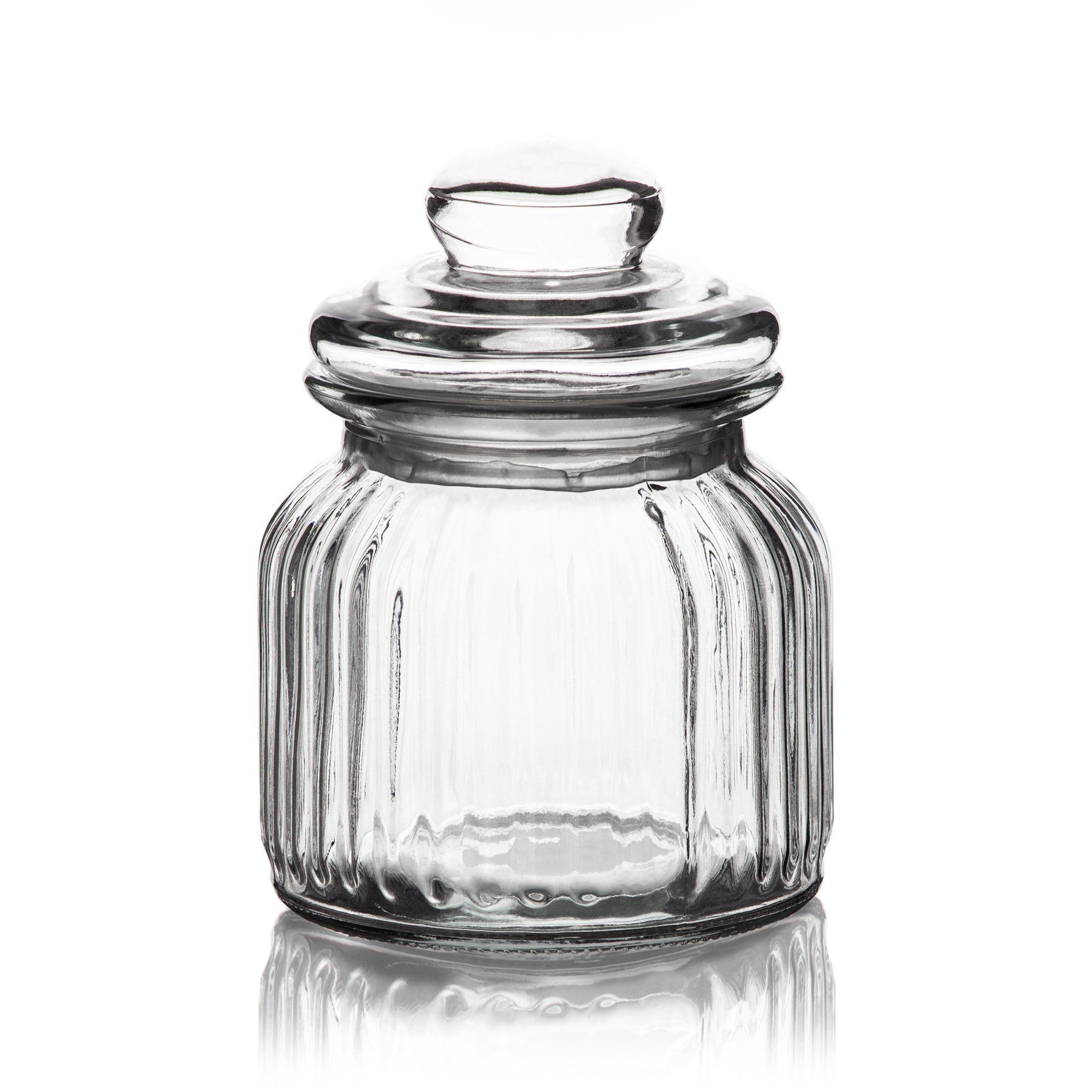 Set 700ml Vorratsglas mit Glas, 6er (6-tlg) Bonbongläser, Vorratsgläser BigDean - Deckel