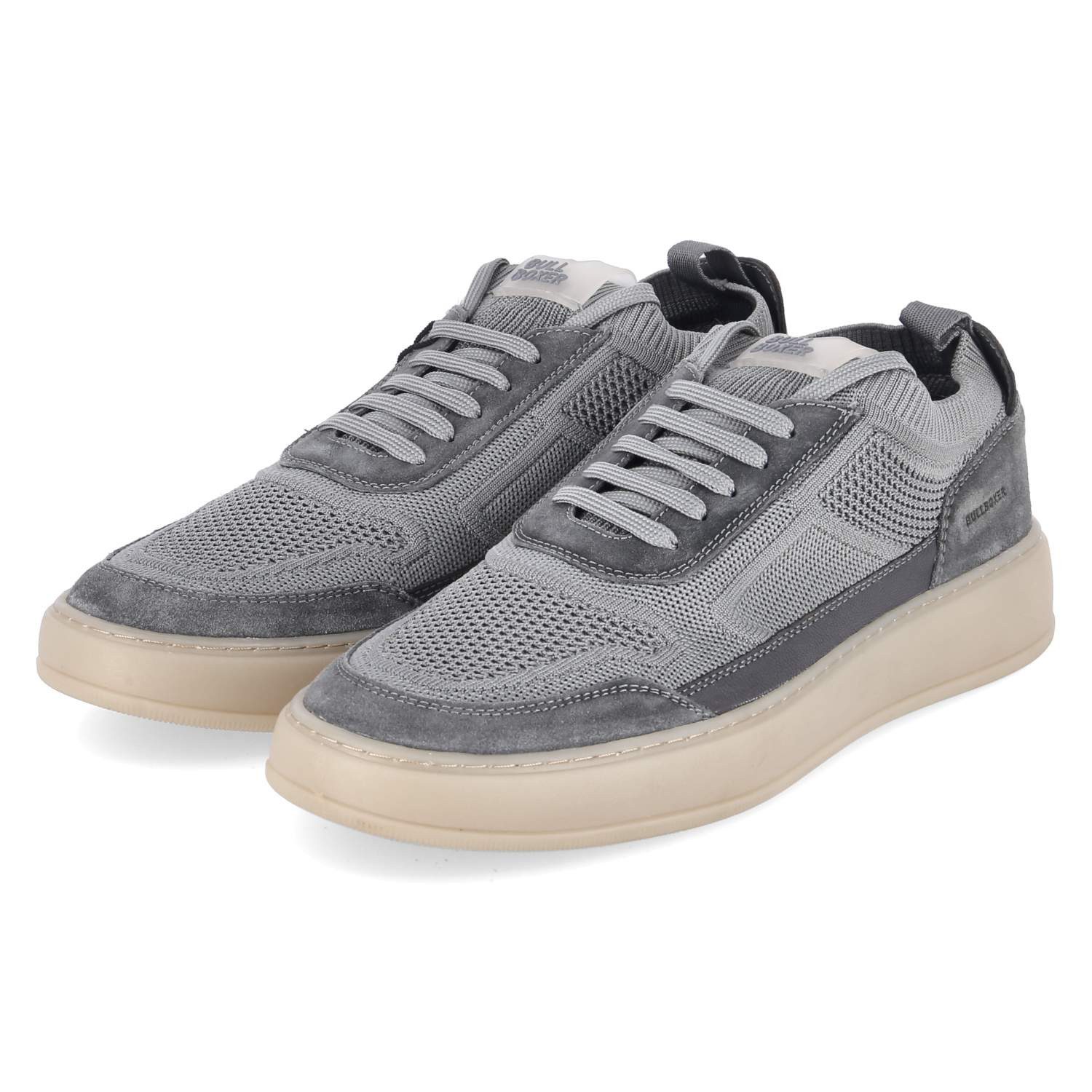 Bullboxer Bullboxer 7NO0270101 5100 B Herren Leder & Textil grey Sneaker