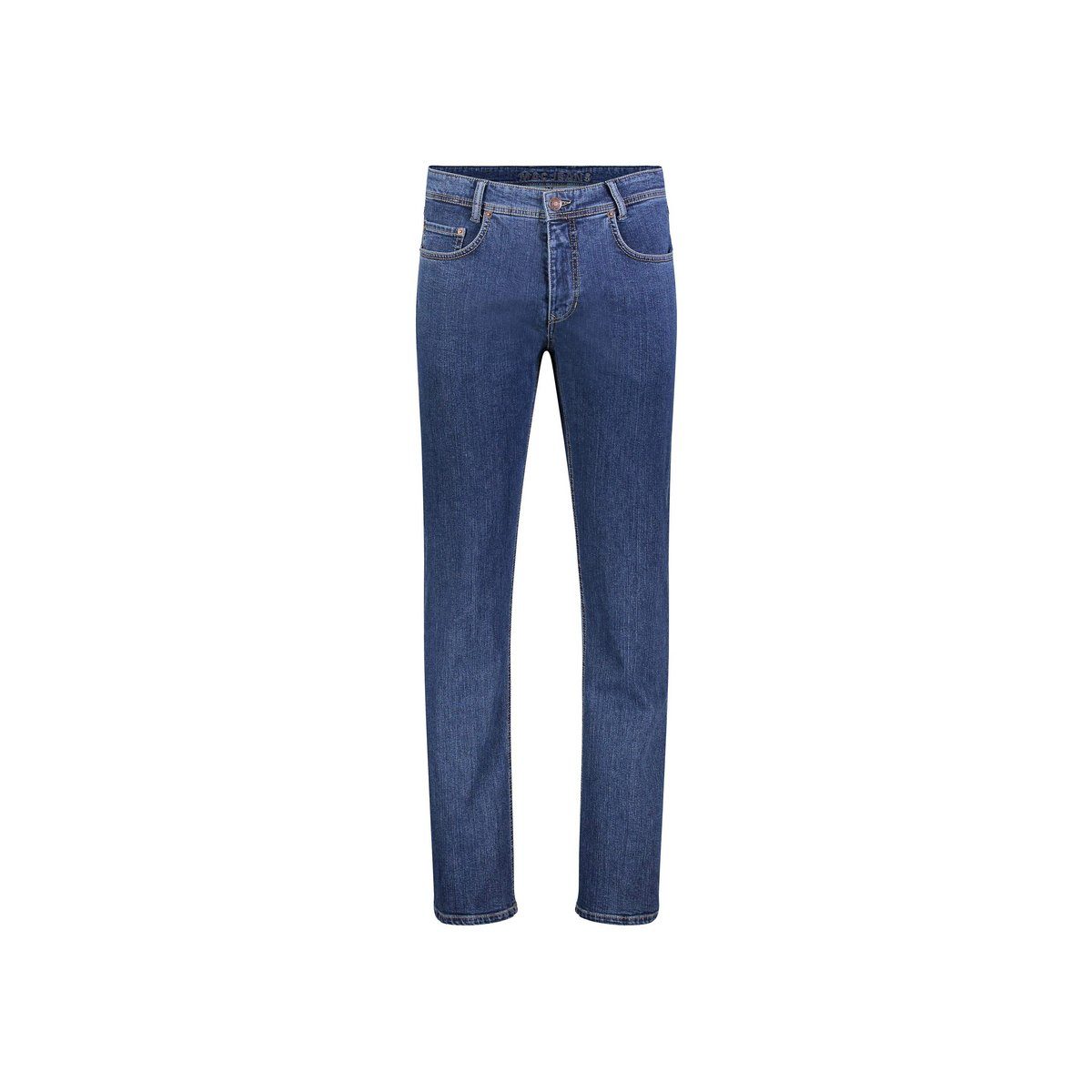 MAC Straight-Jeans hell-blau regular (1-tlg)