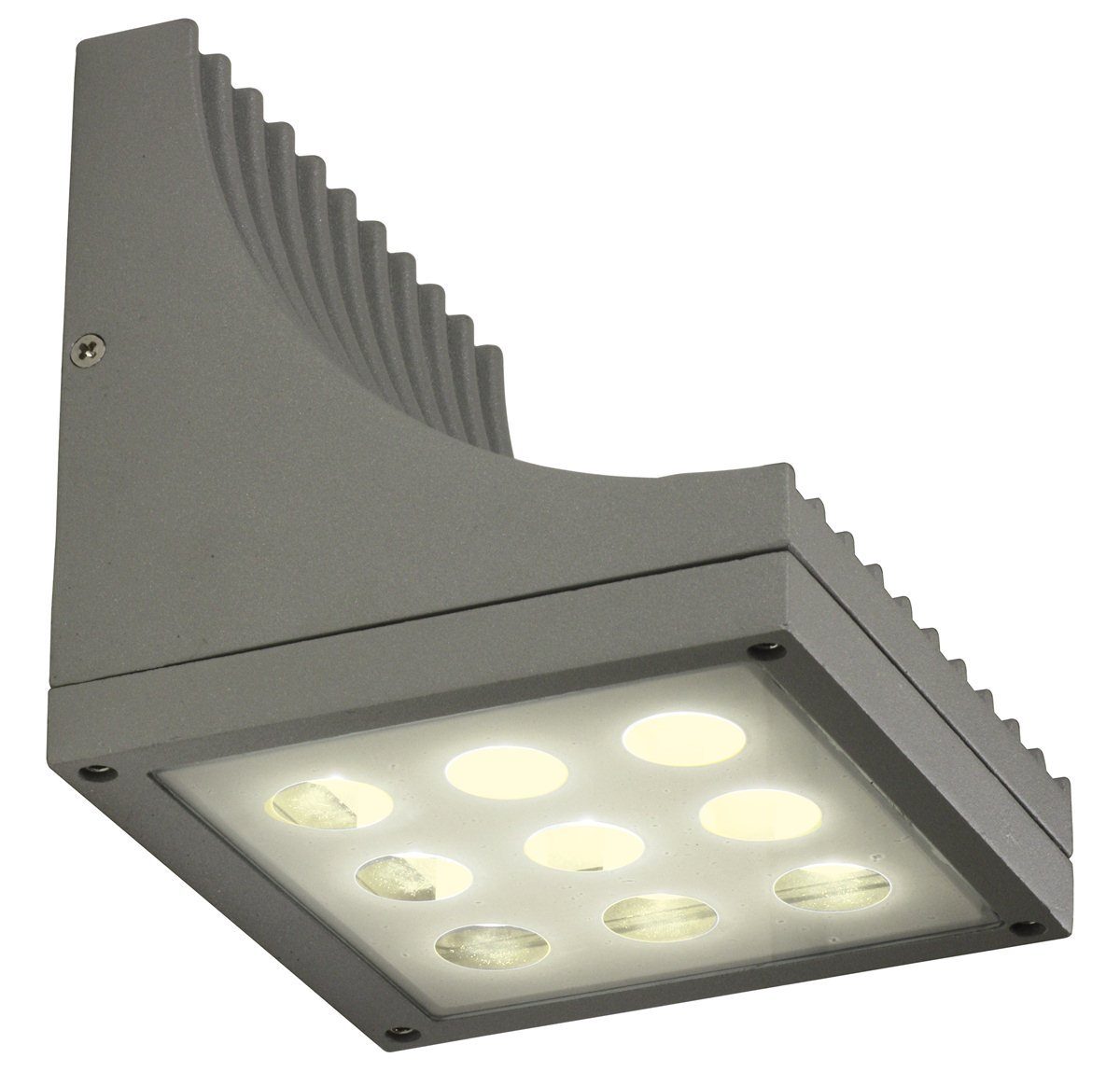 Licht-Erlebnisse Außen-Wandleuchte TYRA, LED Warmweiß, lm 3000 320 Außenwandlampe Aluminium integriert, außen LED fest K IP54 Wandlampe