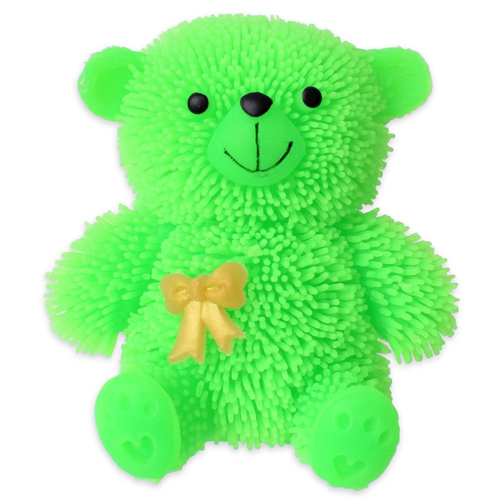 TE-Trend Spielball 6er Set Stressbälle 9 cm leuchtende Bären Squishy Teddybären (6-St., Leuchtet), mit LED