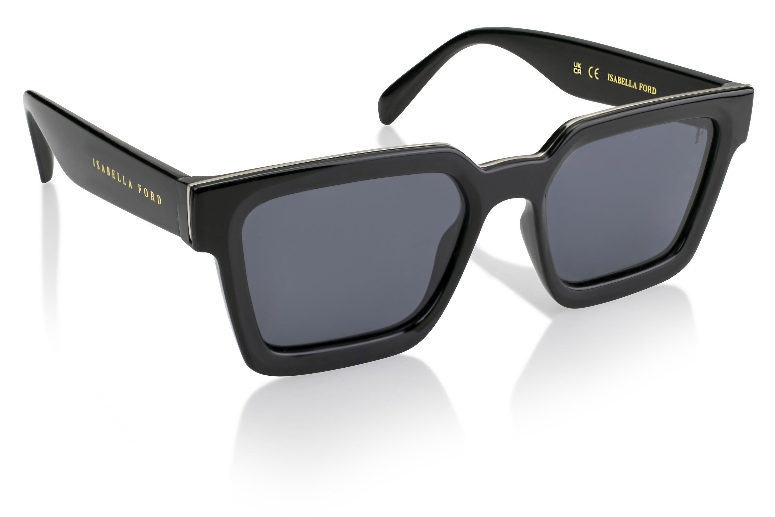 ISABELLA FORD Sonnenbrille FA10-01 Glas 0,74 mm, polarisierte Gläser, UV400, CAT3.0