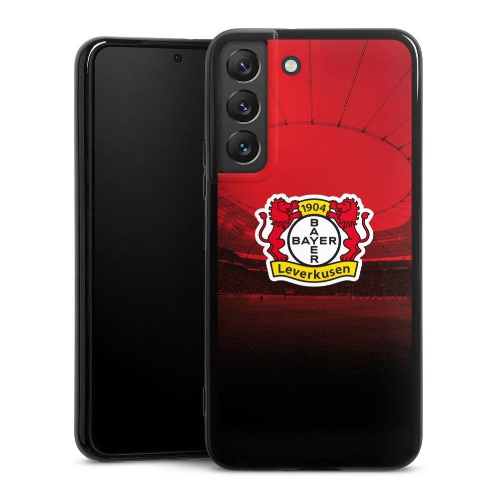 DeinDesign Handyhülle Bayer 04 Leverkusen Fußball Offizielles Lizenzprodukt, Samsung Galaxy S22 Silikon Hülle Bumper Case Handy Schutzhülle