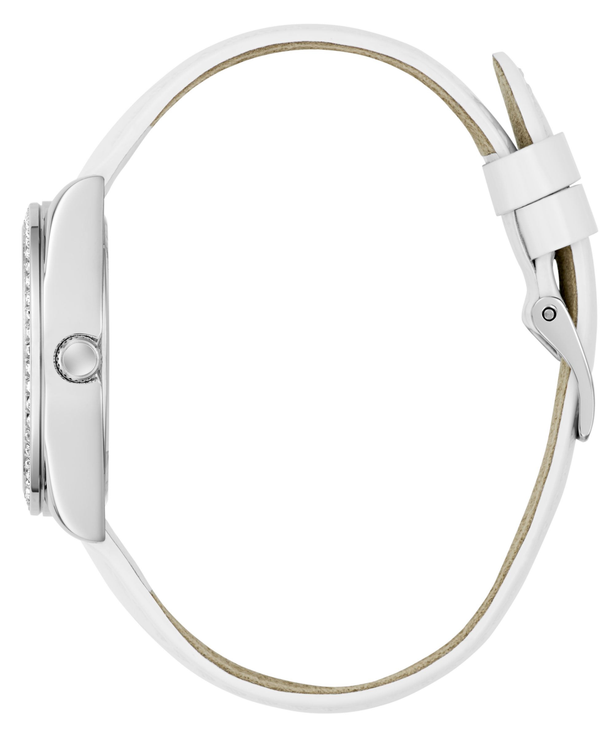 Guess Quarzuhr BOA GW0989L1, Armbanduhr, Damenuhr, Lederarmband, Kristallst günstig online kaufen