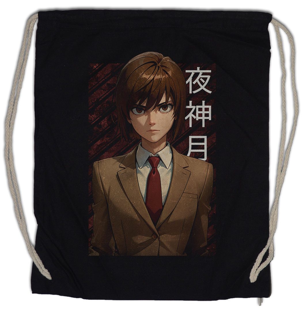 Turnbeutel Death Note Light Yagami Turnbeutel Light Note Kira Yagami L Sign Logo