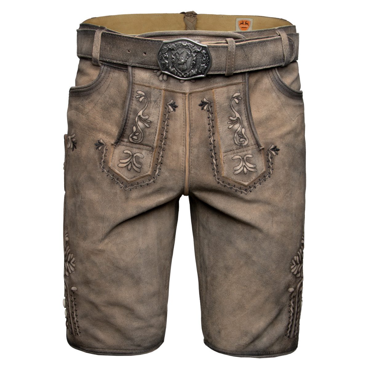 Maddox Trachtenlederhose Zugersee Herren (1-tlg) Trachtenlederhose, Trachtenhose, Bayerische Lederhose, Oktoberfest