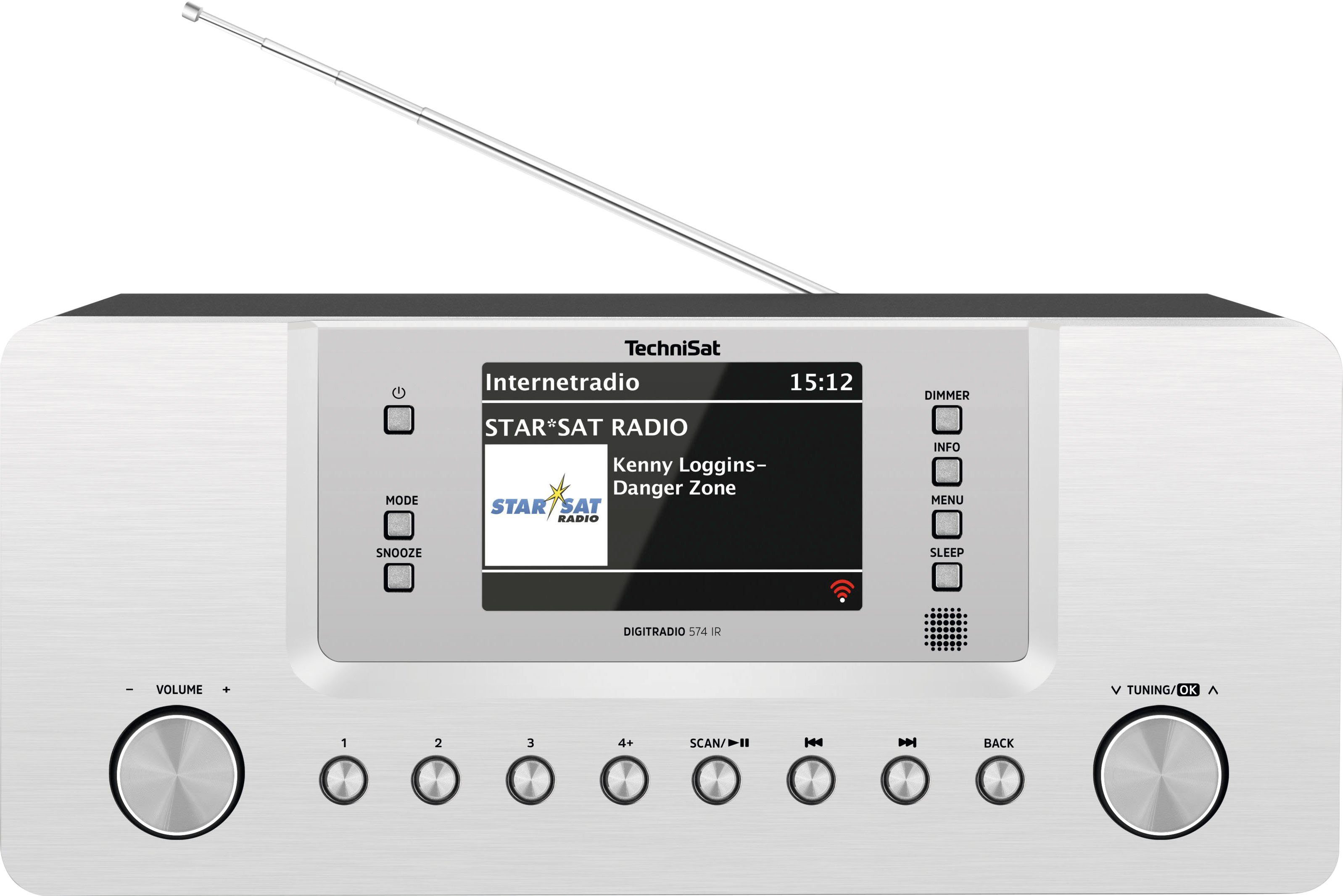 TechniSat DIGITRADIO 574 IR Radio (Digitalradio (DAB), Internetradio, UKW mit RDS, 10 W)
