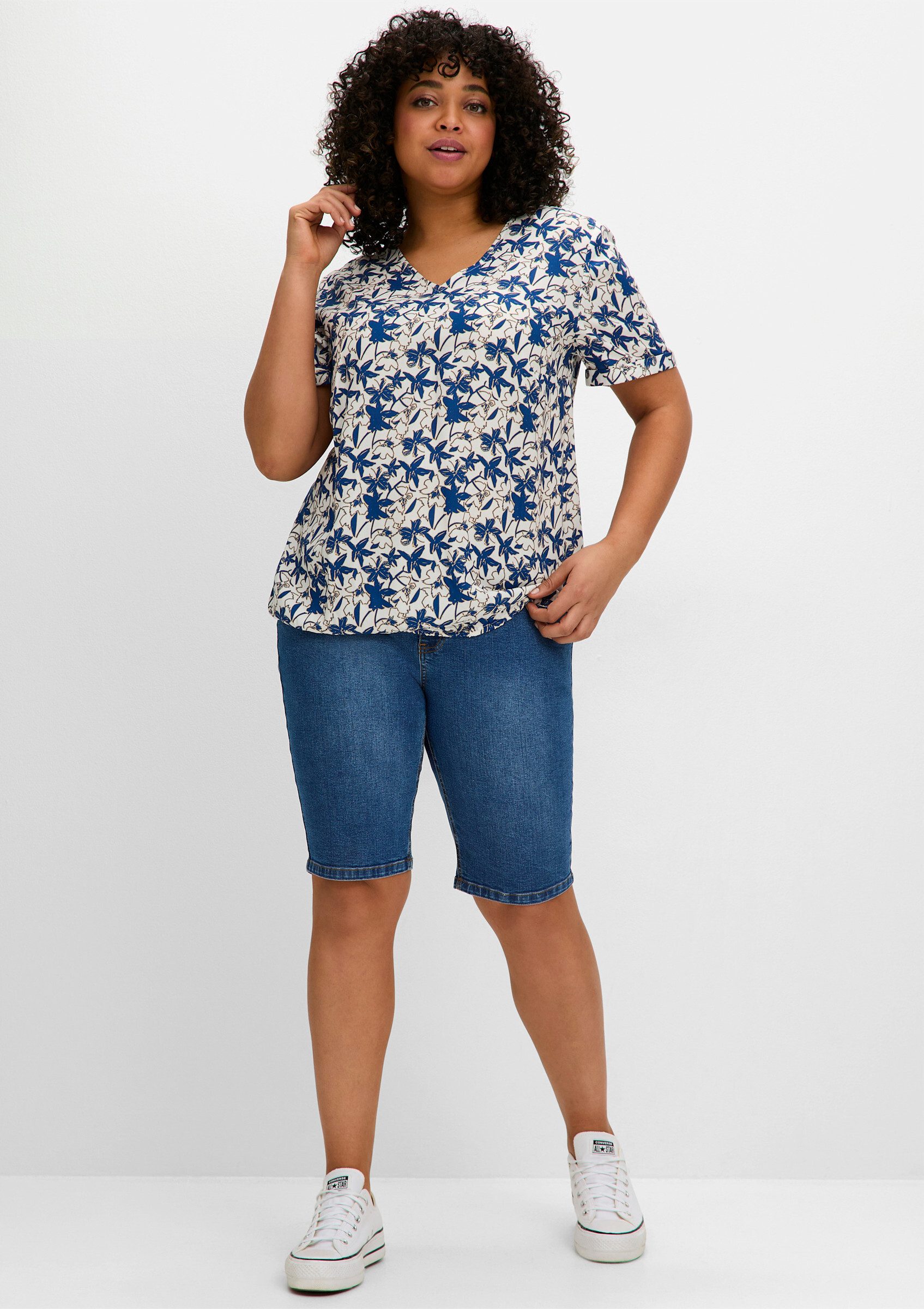 Sheego Klassische Bluse Tunika günstig online kaufen