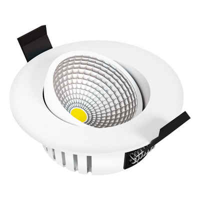 linovum LED Einbaustrahler Deckeneinbaustrahler ATOA 360° schwenkbar IP65, 3-farbmodi, dimmbar, LED-Leuchtmittel fest verbaut, LED-Leuchtmittel fest verbaut