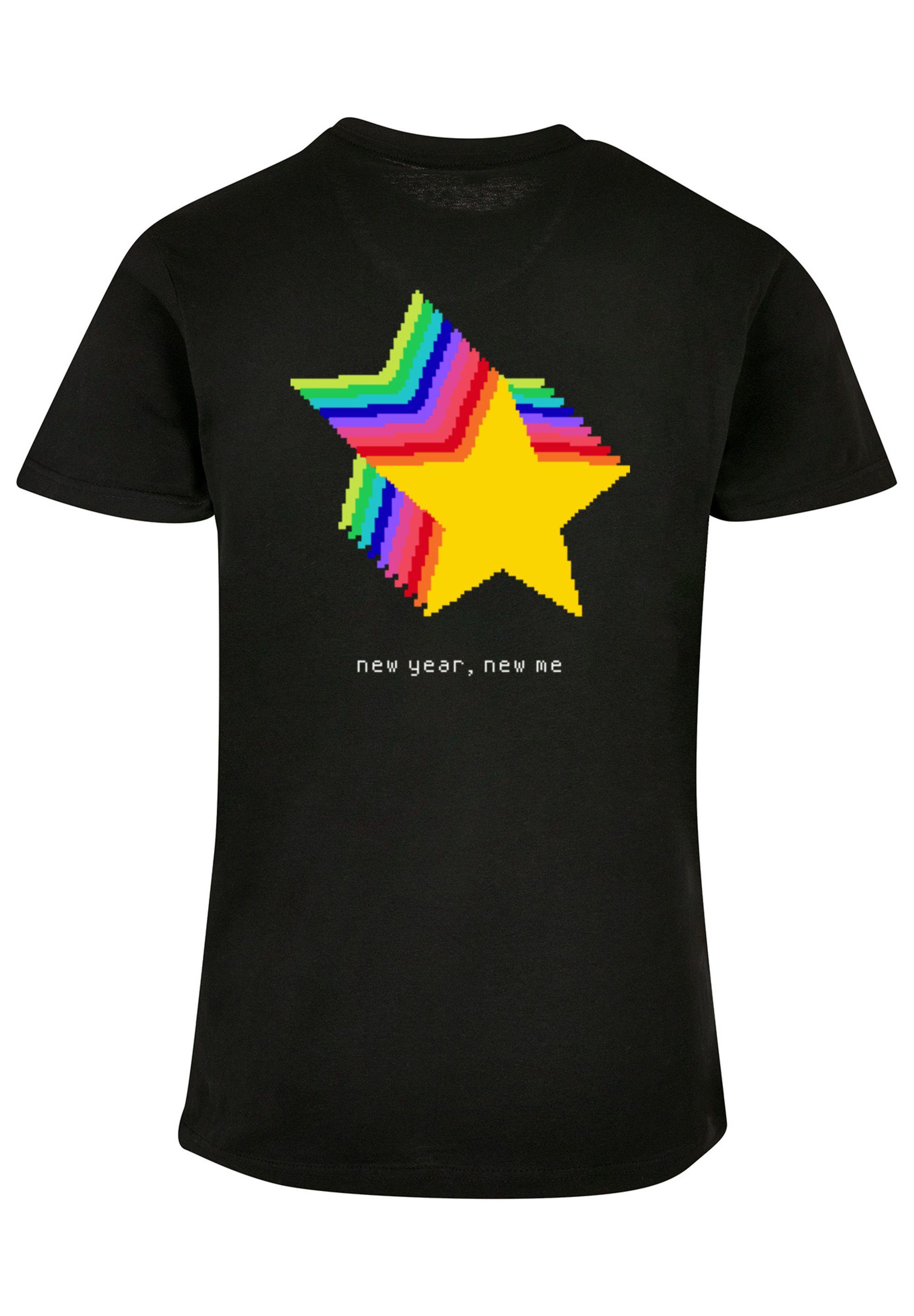 T-Shirt Good schwarz Happy People Only F4NT4STIC Vibes Print