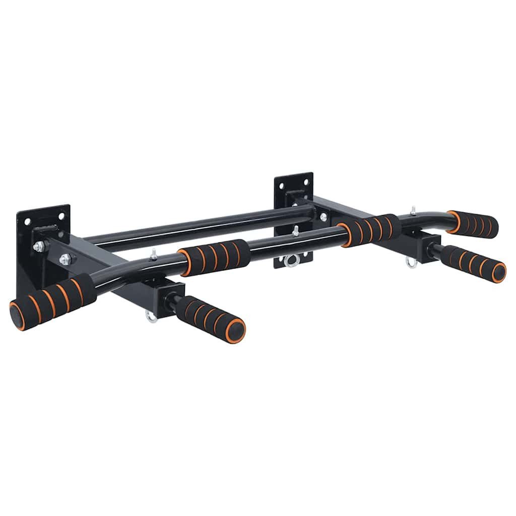 vidaXL Kletter-Trainingsgerät Klimmzugstange Schwarz und Rot 92 x 51 x 18 cm