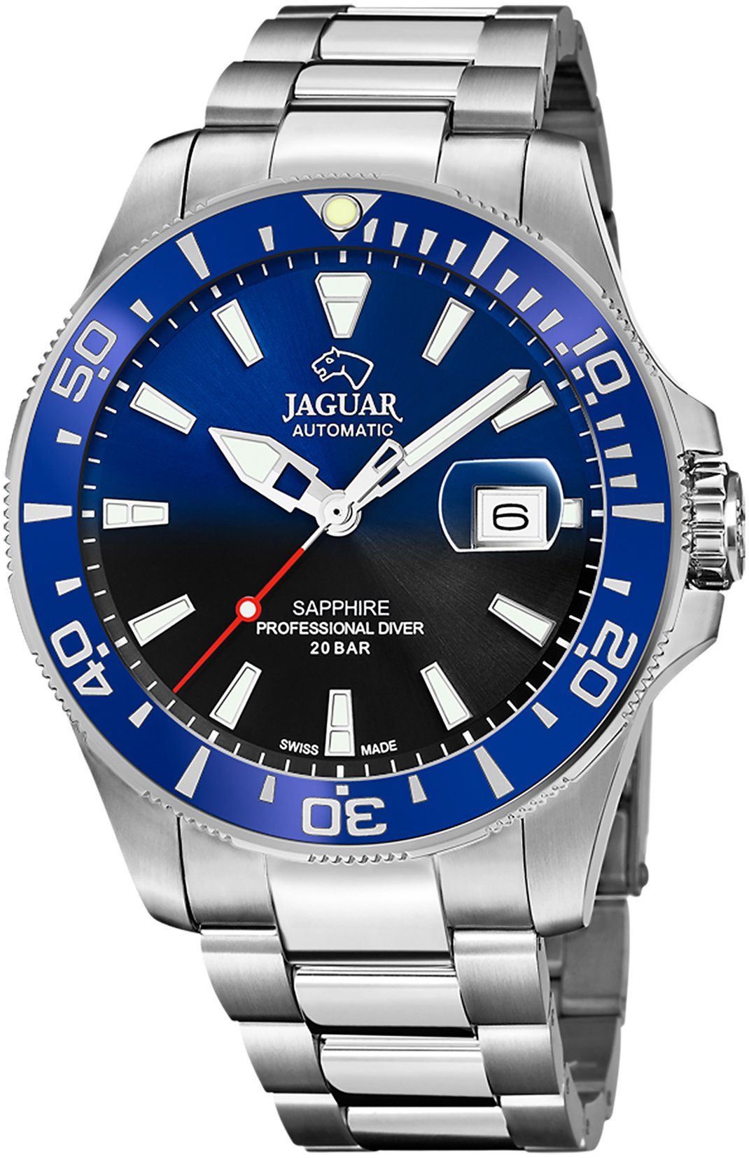 Jaguar Automatikuhr Automatic J886/5, Armbanduhr, Herrenuhr, Saphirglas, Sw günstig online kaufen