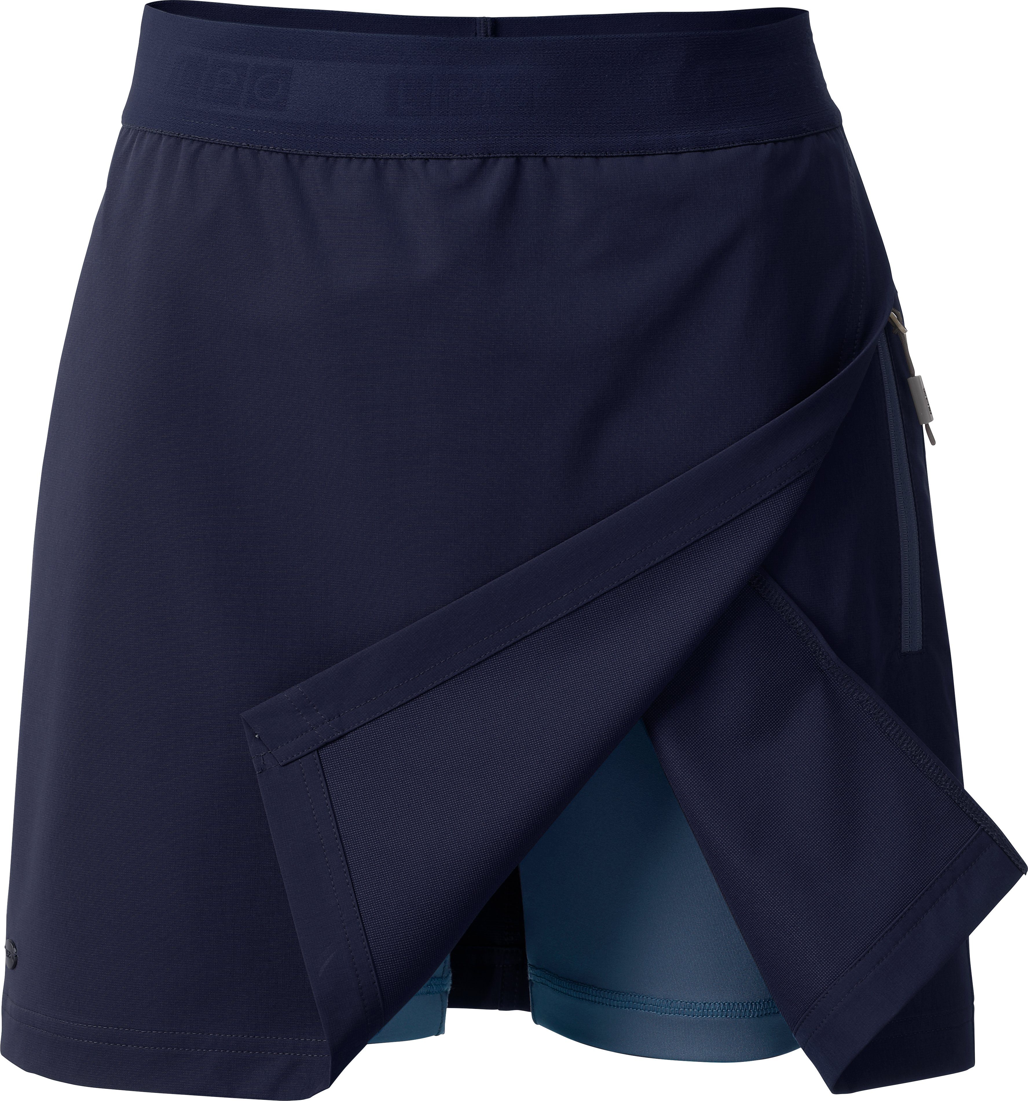 Bund Outdoorrock, mit navy CS Active blazer ALMA Funktionsrock WOMEN Sportrock, elastischem Skort DEPROC