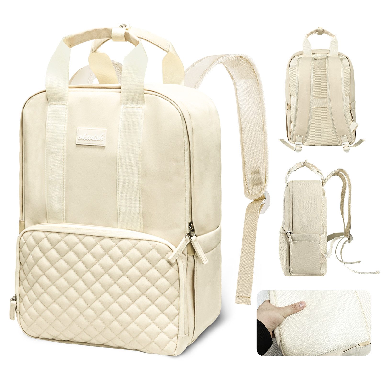 REDOM Laptoprucksack Rucksäcke Schulrucksack Wasserdichter Tagesrucksack günstig online kaufen